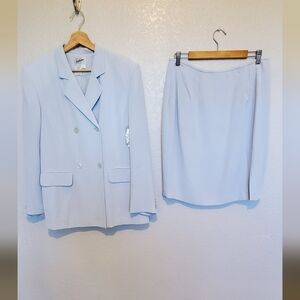 Jacqueline Ferrar Light Blue Skirt Set